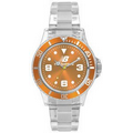 Unisex Polar Watch with Orange Dial